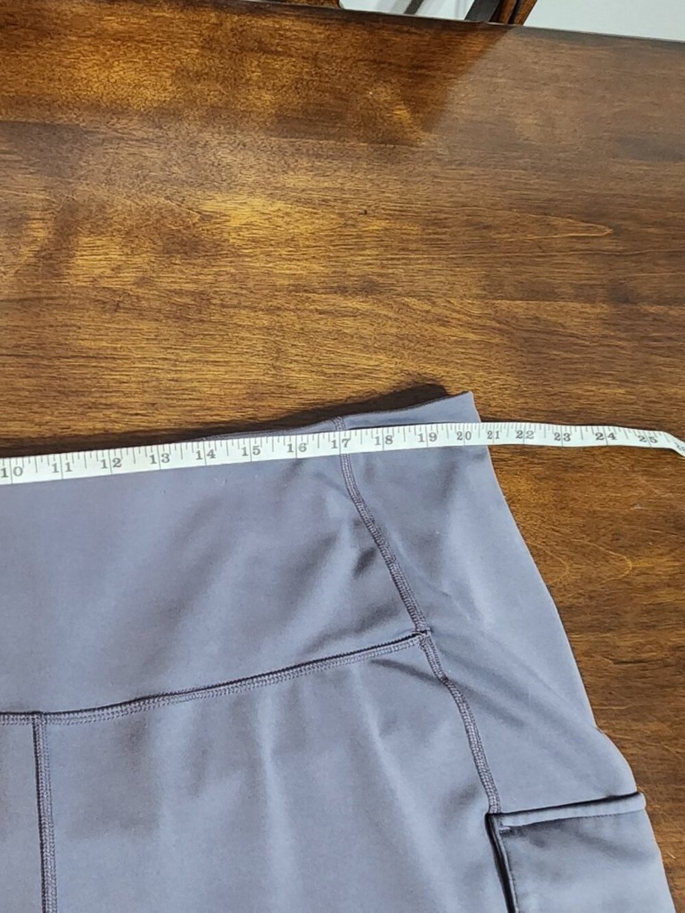 Xersion Women’s 3X Gray 7/8 Ankle Cargo Pocket Leggings - Picture 8 of 12